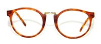 Lunette de vue vintage Marron Or