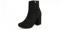 Lot de 16 Bottines à talon en Peau de Chamois automne 2020