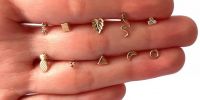 Lot de 10 boucles d’oreilles varié Enfants 2