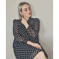 Robe droite noire